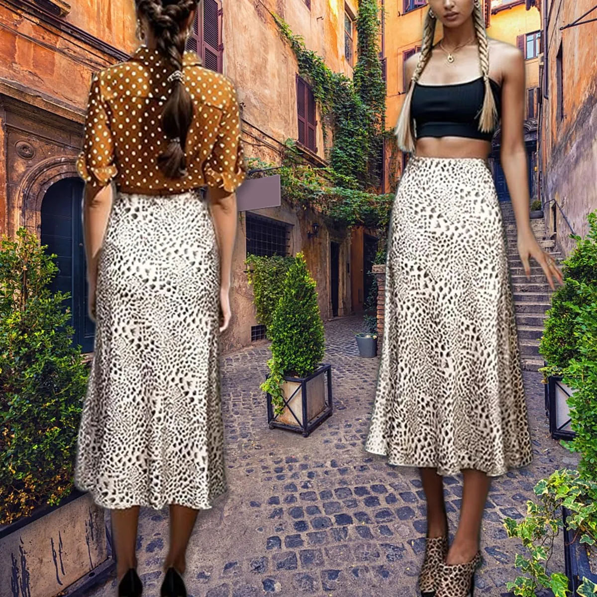 Aesthetic Graceful Butterflies Thai Style Maxi Skirts High Waist Hidden Zip Ruffling Swing Party Skirt