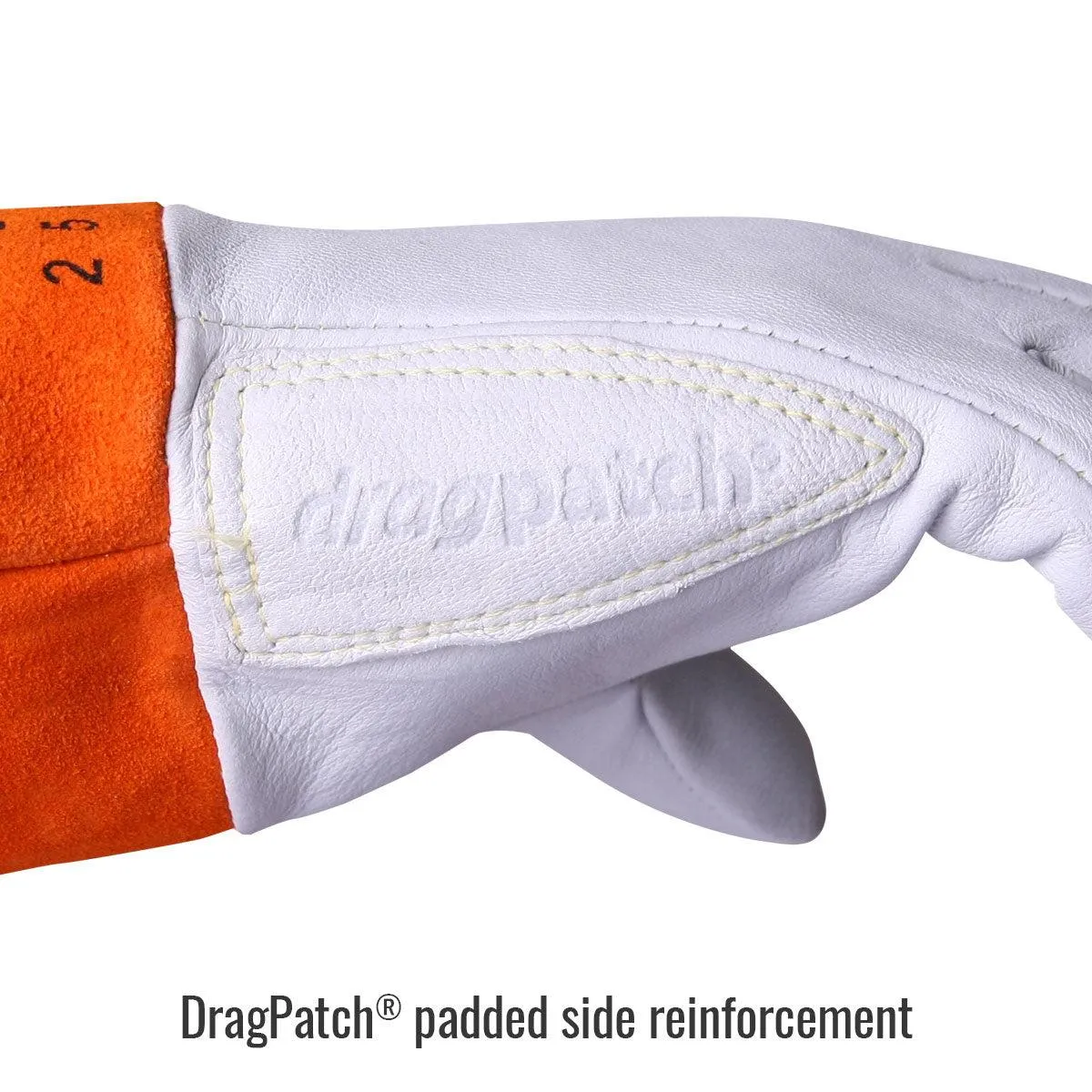 Black Stallion Premium Grain Kidskin TIG Gloves (Long Cuff) - 25K