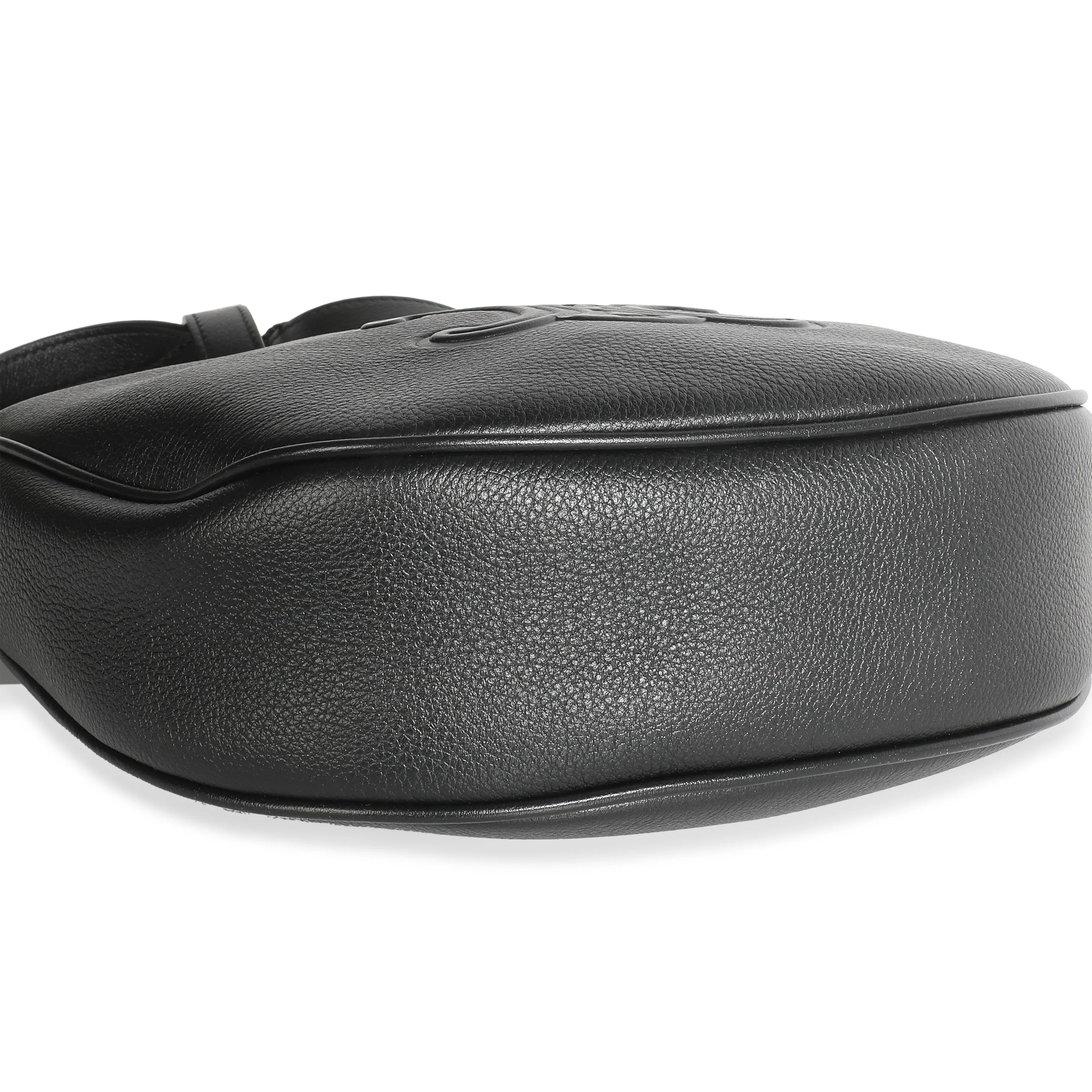 Black Supple Calfskin Triomphe Small Heloise