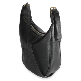Black Supple Calfskin Triomphe Small Heloise