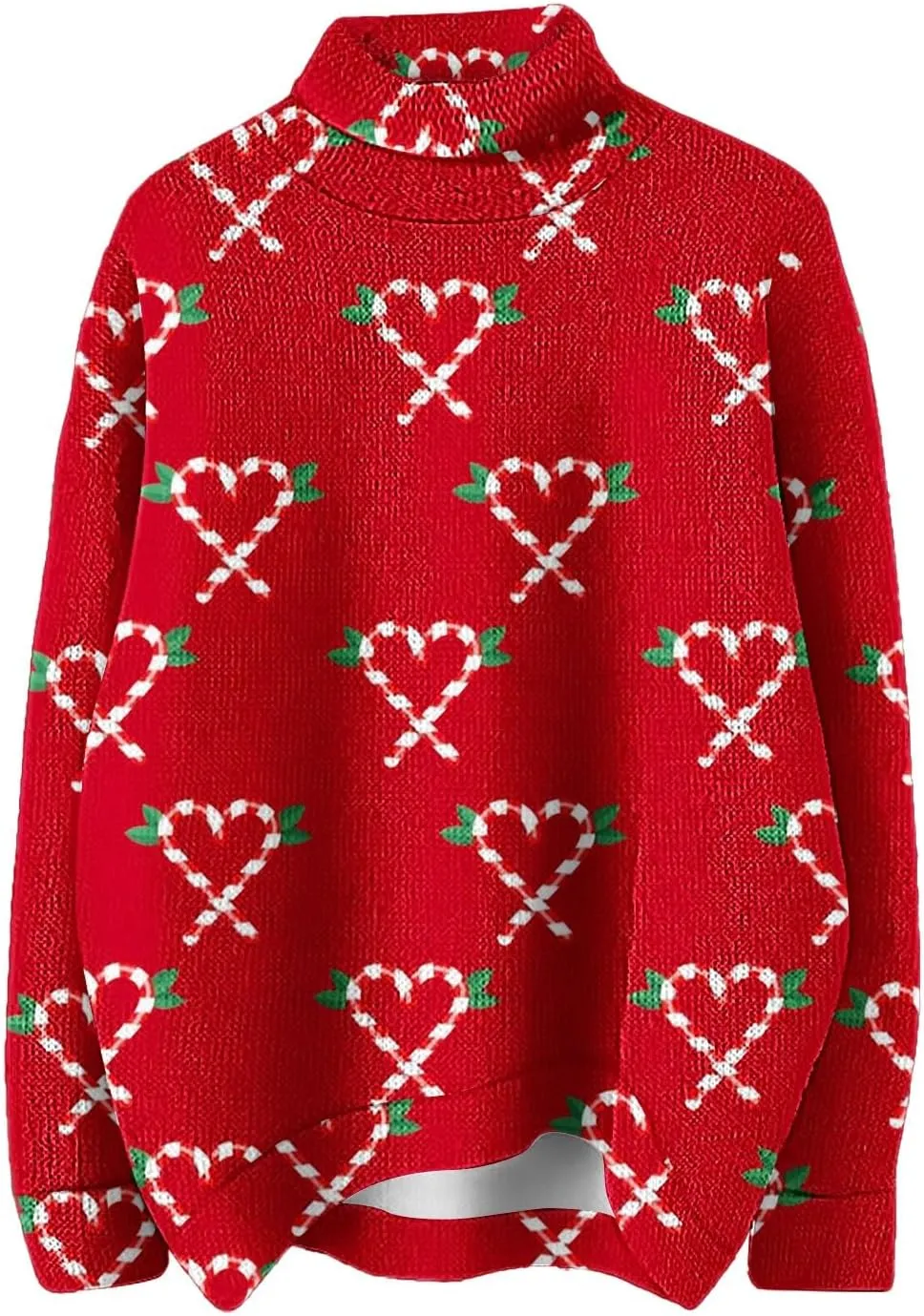 Christmas Sweaters for Women Warm Winter Casual Turtleneck Pullover Comfy Long Sleeve Knit Sweater Fall Winter Outfits