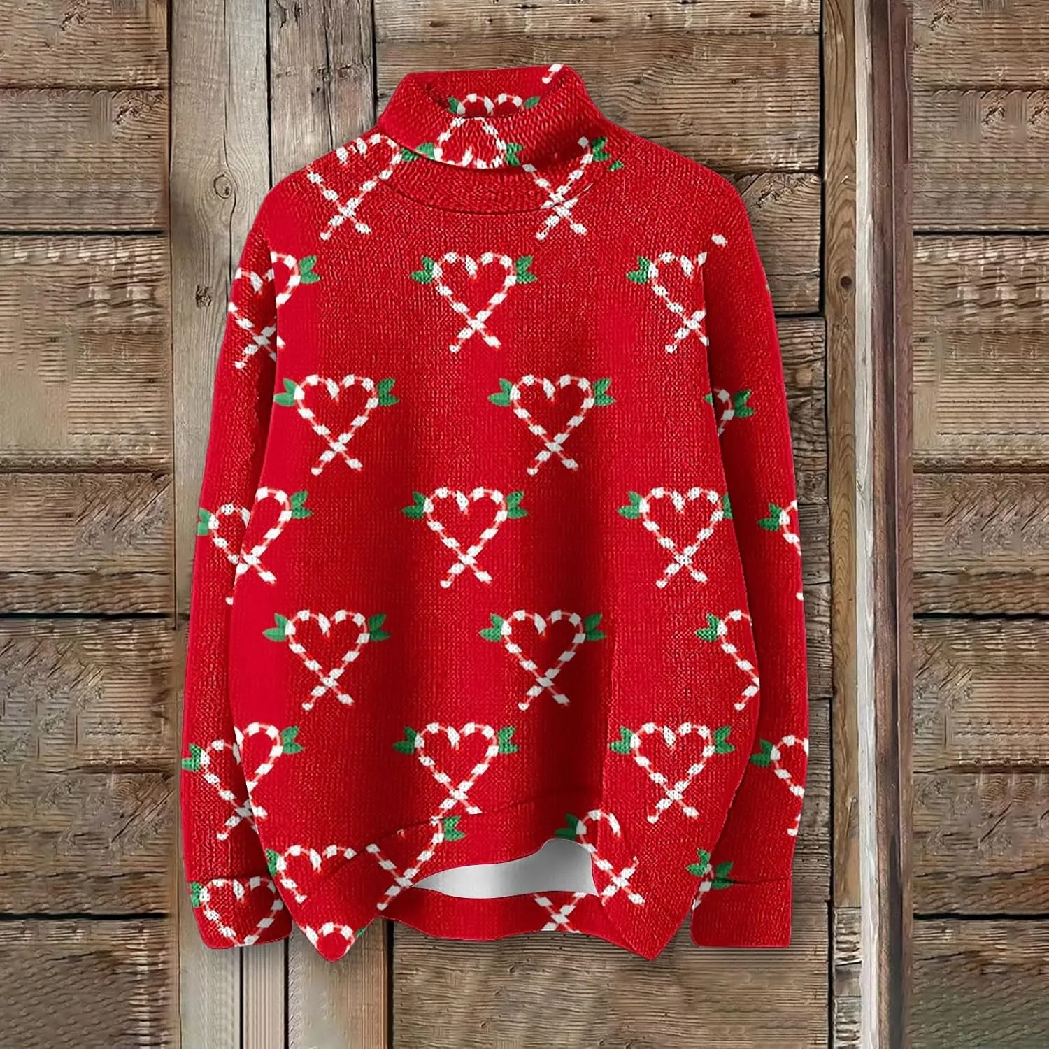 Christmas Sweaters for Women Warm Winter Casual Turtleneck Pullover Comfy Long Sleeve Knit Sweater Fall Winter Outfits