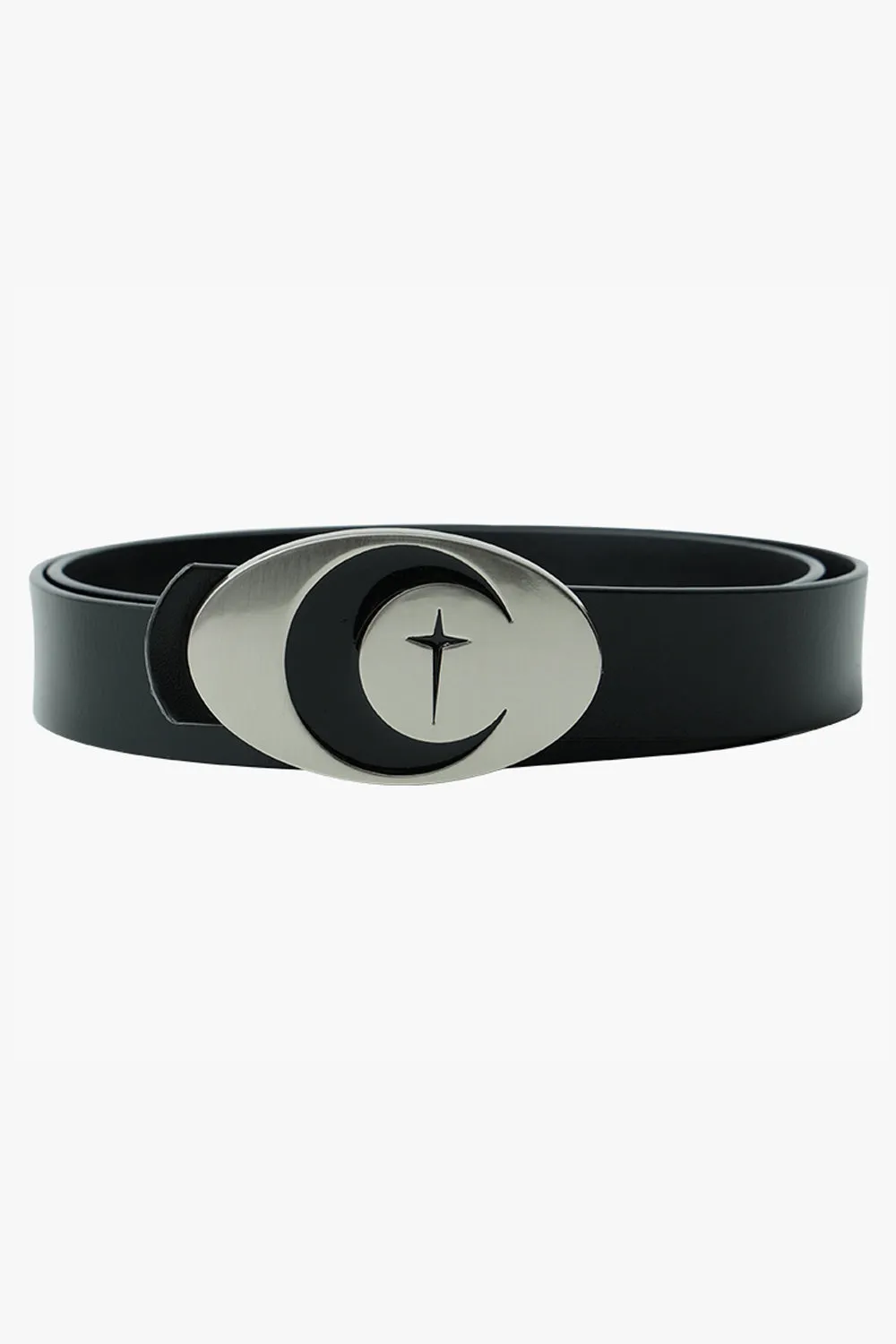 Crescent Moon Buckle Aesthetic Belt