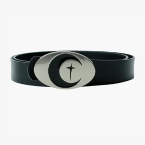 Crescent Moon Buckle Aesthetic Belt