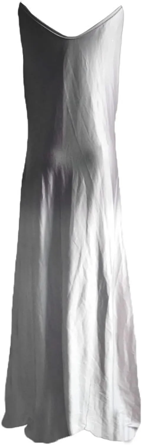 FZYLQY Maxi Dresses for Women 2024 Summer Sleeveless Boho Sundress Casual V-Neck Long Dresses Hawaiian Beach Vacation Dress