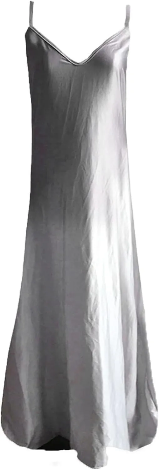 FZYLQY Maxi Dresses for Women 2024 Summer Sleeveless Boho Sundress Casual V-Neck Long Dresses Hawaiian Beach Vacation Dress