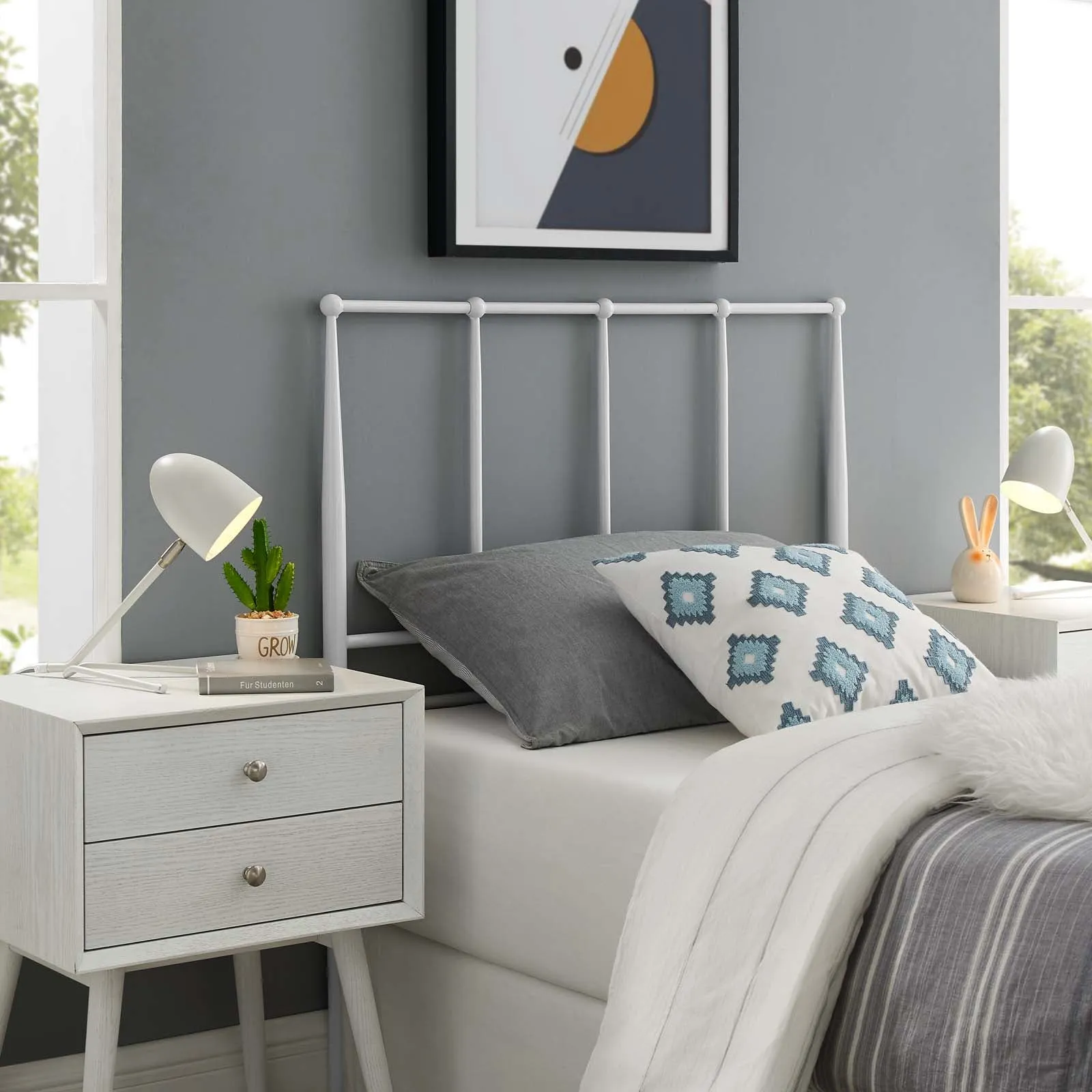Kiana Metal Stainless Steel Headboard