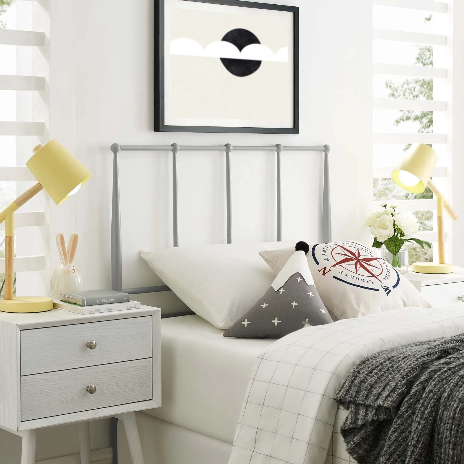 Kiana Metal Stainless Steel Headboard