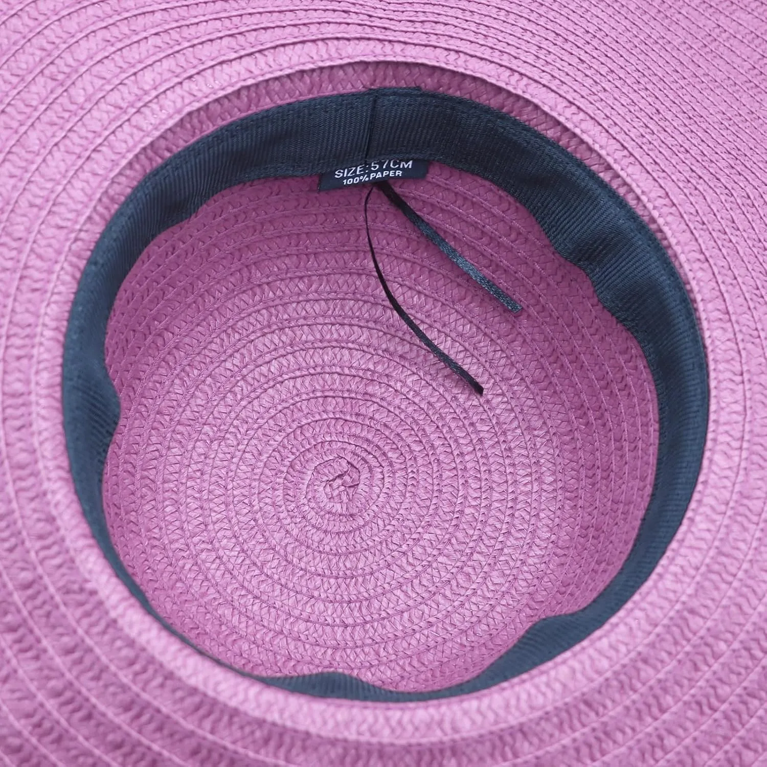 Oversized Sun Straw Hat for Women, UPF 50  Floppy Wide Brim Summer Hat, Foldable Packable Roll up Beach Cap