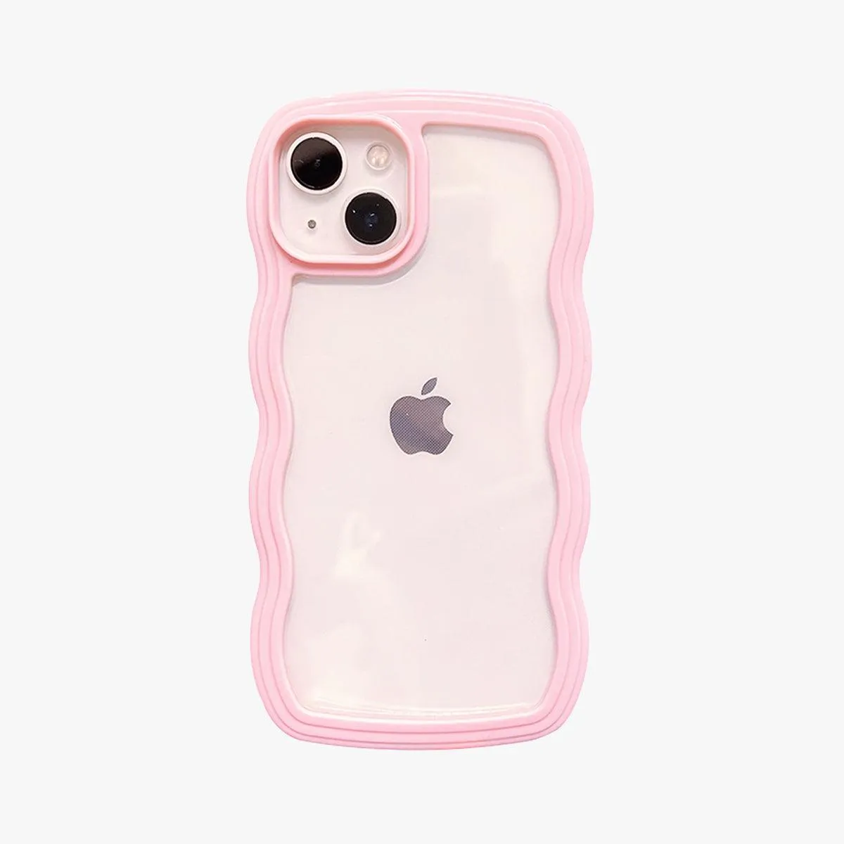 Pastel Color Wavy Border iPhone Case