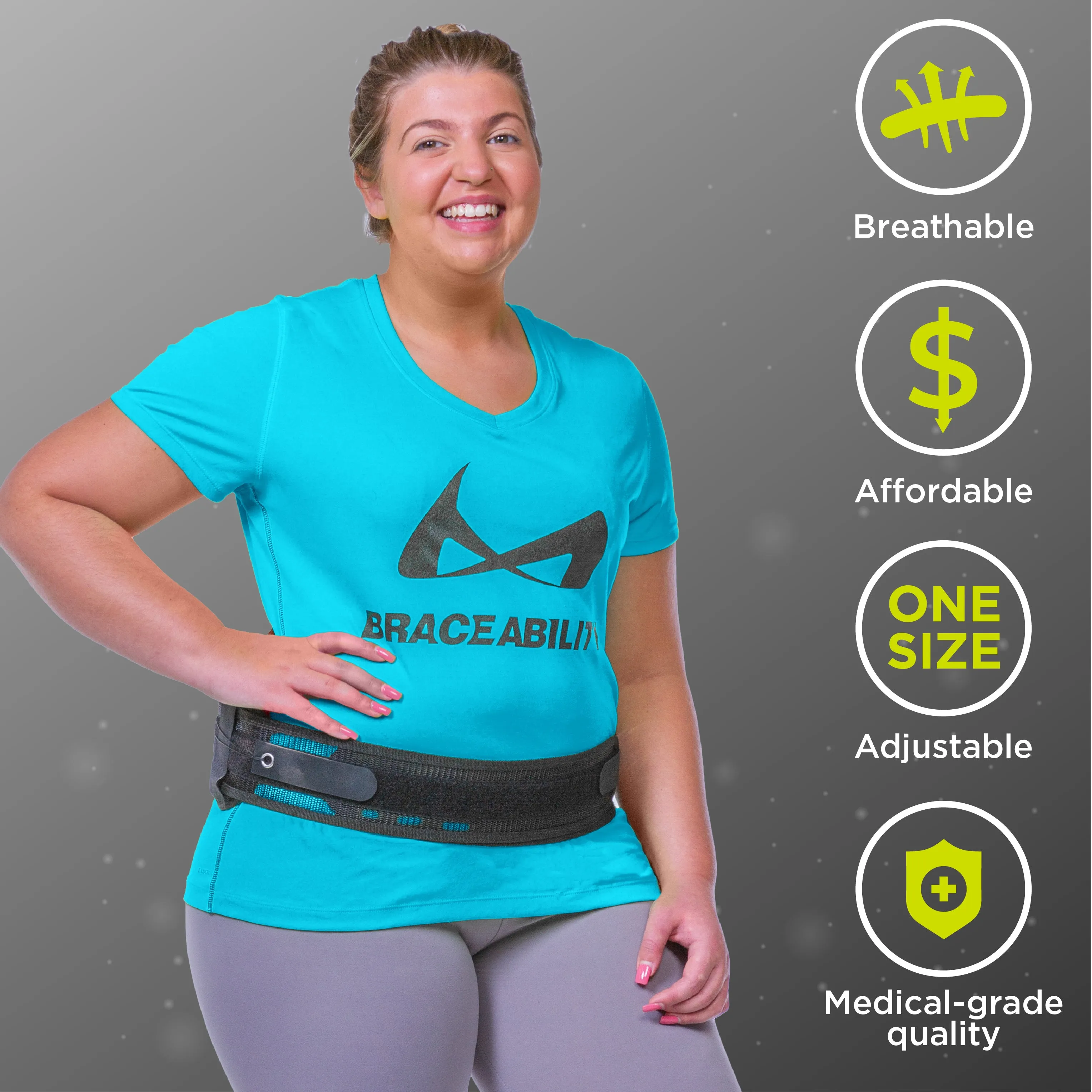 SI Joint Belt | Sacroiliac Dysfunction Treatment & Tailbone or Coccyx Pain Relief Compression Brace