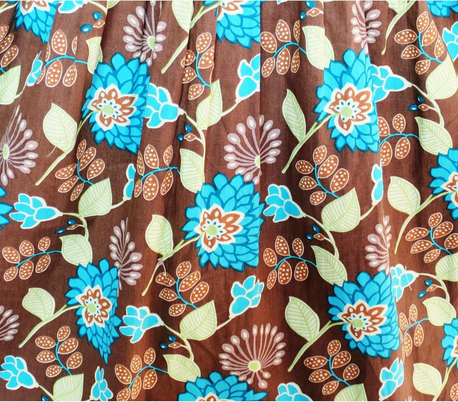 Sunny Fashion Girls Dress Blue Flower Print